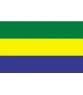 Gabon Courtesy Flag