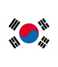 South Korea Courtesy Flag