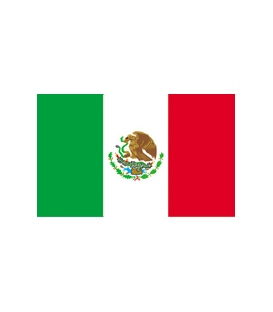 Mexico Courtesy Flag
