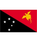 Papua New Guinea Courtesy Flag
