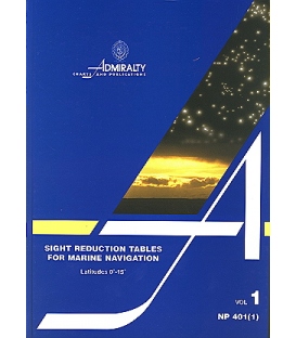 NP 401(1): Sight Reduction Tables for Marine Navigation Vol I Lat 0° - 15°, 1983 Ed.