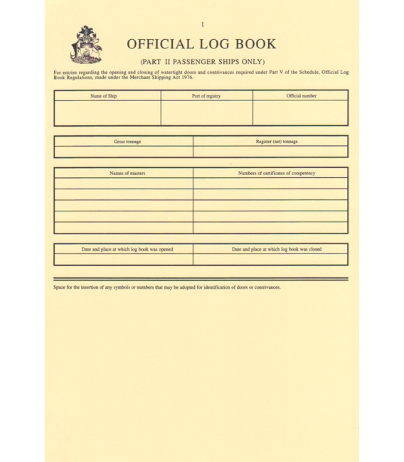 Bahamas Official Log Book - Part 2