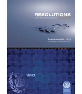 IMO I025E Resolutions: 25th Session 2007 (Res. 989-1010)