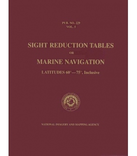 Pub 229, Volume 5: Sight Reduction Tables for Marine Navigation (Latitudes 60° - 75°, Inclusive)