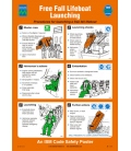 1020 Poster, Free fall lifeboat launching