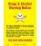 1040 Poster, Cabin size drugs and alcohol warning notice 150x105mm