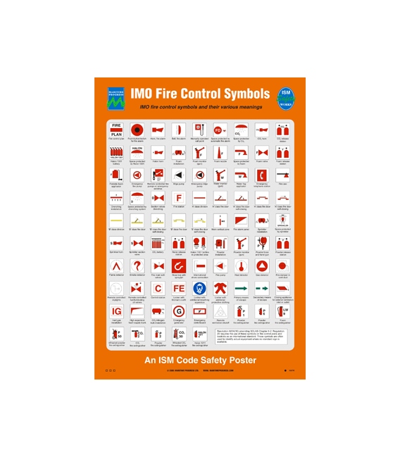 1057 Poster, IMO Fire Control Symbols