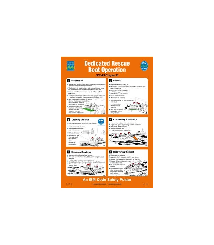 1080 Poster, Dedicated Rescue Boat Operation 475 x 330mm;