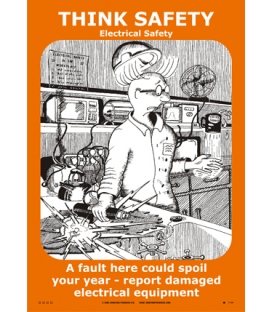 1110 Poster, Electrical safety