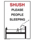 1502 Shush Please People Sleeping