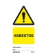 2503 Tie tag, Asbestos - Pack of 10
