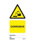 2507 Tie tag, Corrosive - Pack of 10