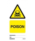 2510 Tie tag, Poison - Pack of 10