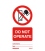2530 Tie tag, Do not operate - Pack of 10