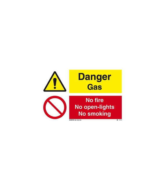 3104 Danger Gas / No fire No open lights No smoking