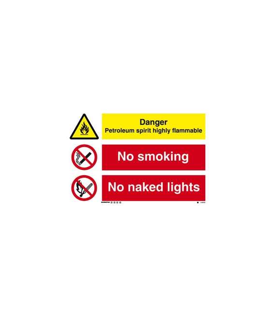 3105 Danger Petroleum sprit... / No smoking No naked lights