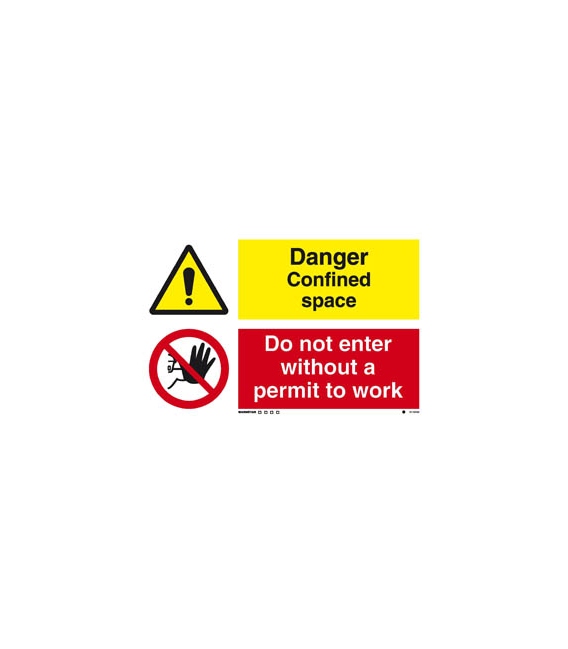 3110 Danger Confined space / Do not enter without…