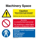 3111 Machinery Space combination sign