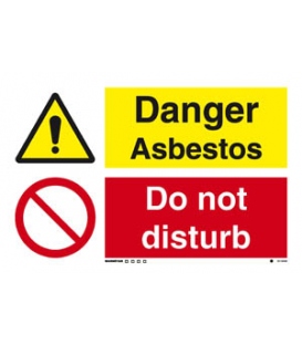 3113 Danger Asbestos / Do not disturb