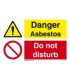 3113 Danger Asbestos / Do not disturb