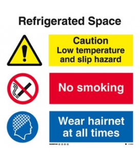 3122 Refrigerated space combination sign
