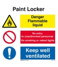 3126 Paint Locker combination sign