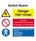 3127 Switch board combination sign