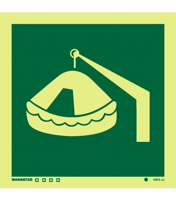 4053 Davit-launched liferaft - without text