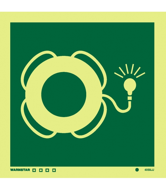 4058 Lifebuoy with light - without text