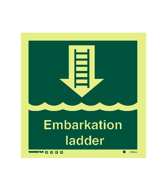 4104 Embarkation ladder - with text