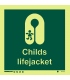 4111 Childs lifejacket - with text