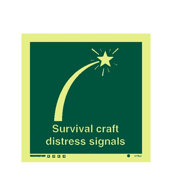 4116 Survival craft distress signals - with text
