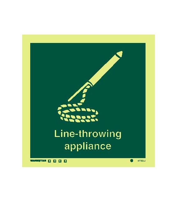 4118 Line throwing appliance - with text