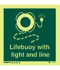 4134 Lifebuoy with light & line