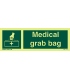 4136 Medical grab Bag symbol with text