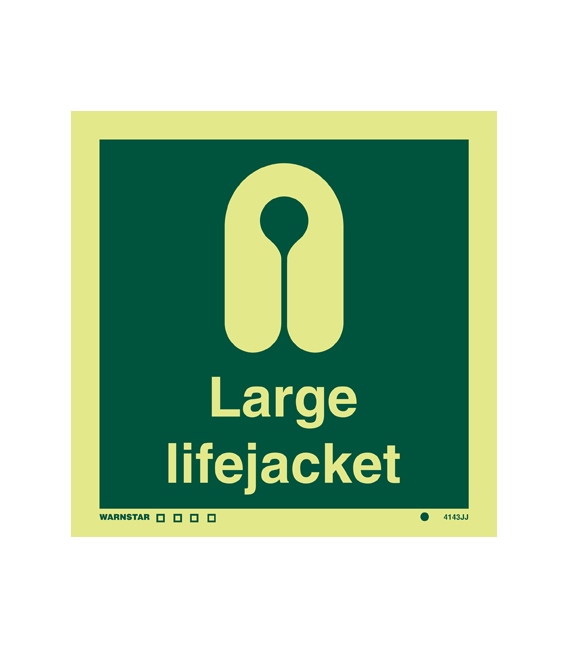 4143 Large lifejacket - with text