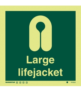 4143 Large lifejacket - with text