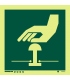 4154 Emergency stop symbol (green)
