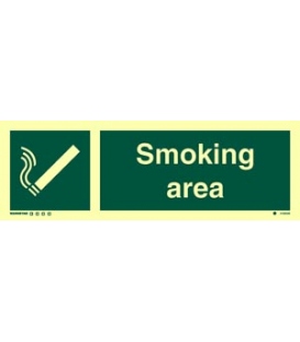 4185 Smoking area + symbol