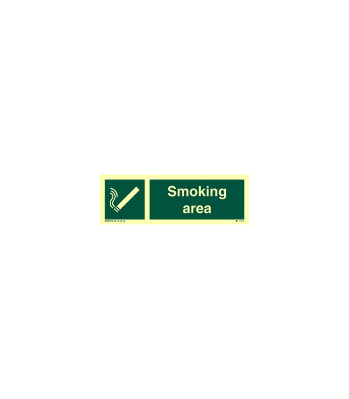 smoking 広告用看板 クラブ及び娯楽場所等 オーダーメイド Departmental Signs Deck & Engine Room (Photoluminescent, rigid PVC
