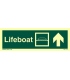 4301 Lifeboat + symbol + arrow up on right