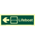 4304 Lifeboat + symbol + arrow left