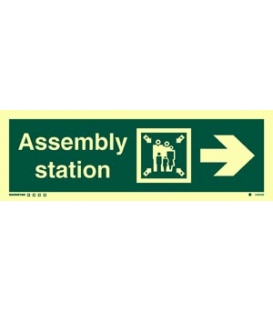 4325 Assembly station + symbol + arrow right