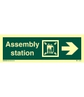 4325 Assembly station + symbol + arrow right