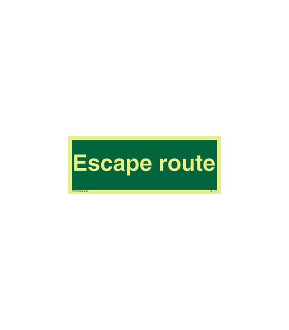 4340 Escape route - text only