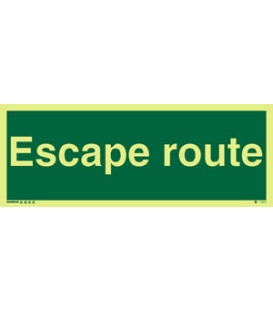 4340 Escape route - text only