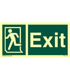 4380 Exit + Running man symbol on left