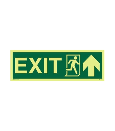 4401 EXIT + Running man symbol + arrow up on right 