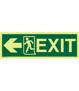 4404 EXIT + Running man symbol + arrow left 