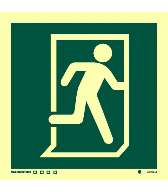 4423 Running man symbol to right